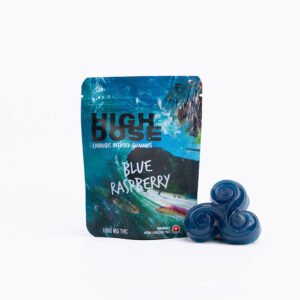 High Dose - Blue Raspberry THC Gummies 1500mg