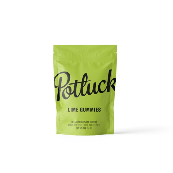 Potluck - Lime CBD Gummies 200mg