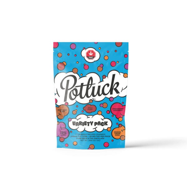 Potluck - Variety Pack THC Gummies 100mg