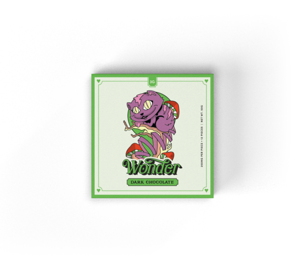 Wonder Psilocybin Chocolate Bar - Dark Chocolate 3g