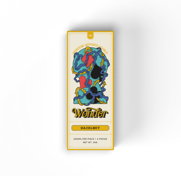 Wonder Psilocybin Chocolate Bar - Hazelnut 1g