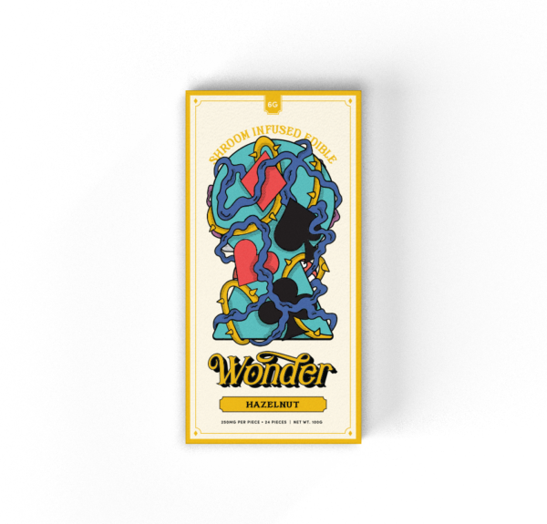 Wonder Psilocybin Chocolate Bar - Hazelnut 6g