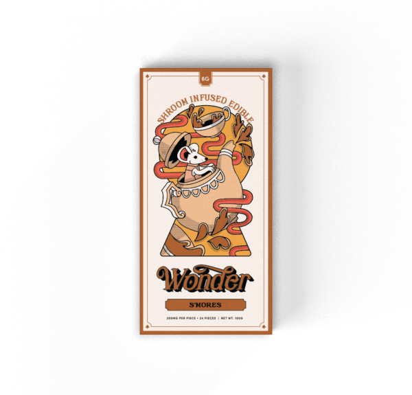 Wonder Psilocybin Chocolate Bar - S'mores 6g
